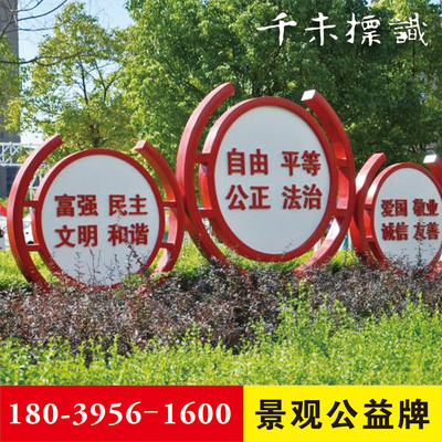 社會(huì)主義核心價(jià)值觀紅色文化標(biāo)識(shí)標(biāo)牌